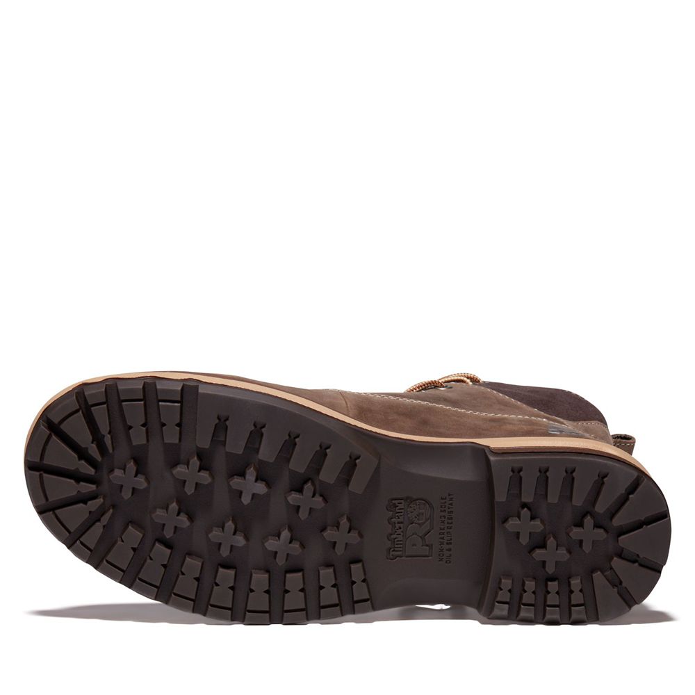 Botas de Trabajo Feminino - Timberland Pro® Hightower 6” Alloy Toe - SPFHL9014 - Marrom